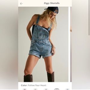 We The Free Ziggy Denim Shortalls